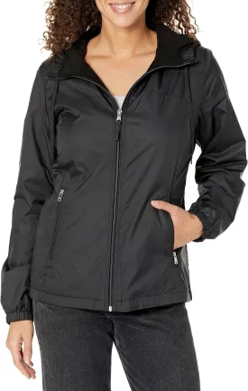 Calvin Klein Womens Zip Front Windbreaker