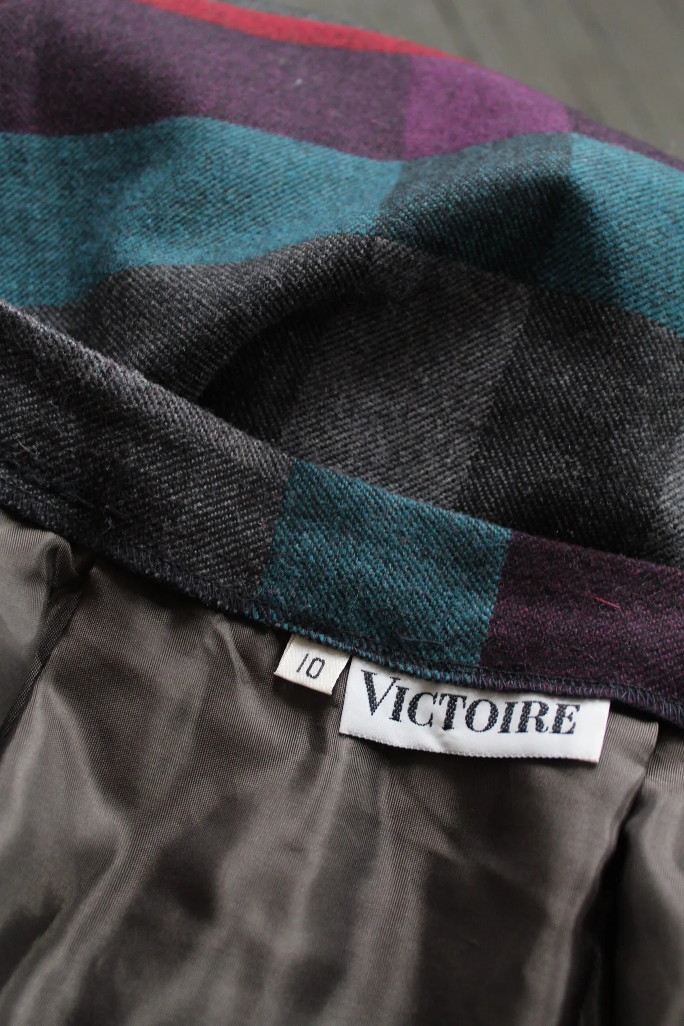 cambridge wool midi skirt