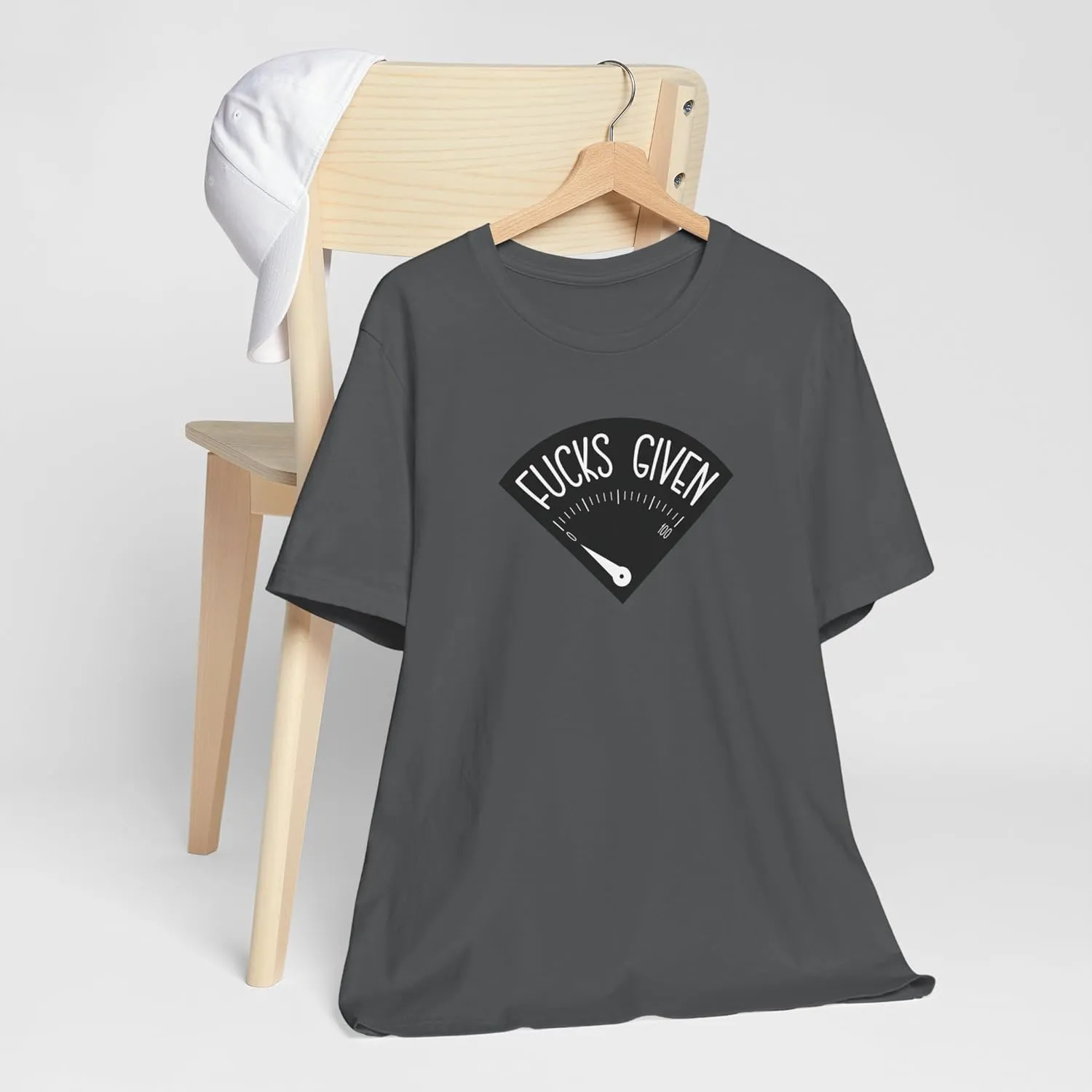 F*CKS Given Gauge Sarcastic Graphic T-Shirt  Humor for Adults