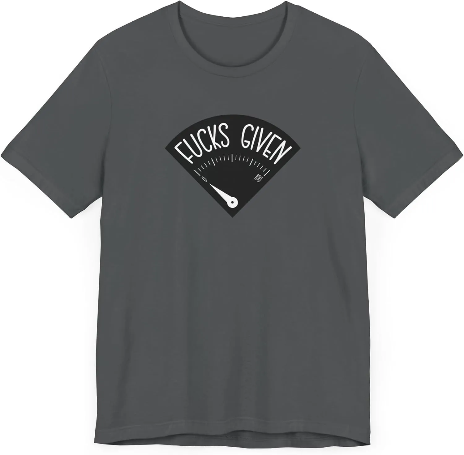 F*CKS Given Gauge Sarcastic Graphic T-Shirt  Humor for Adults