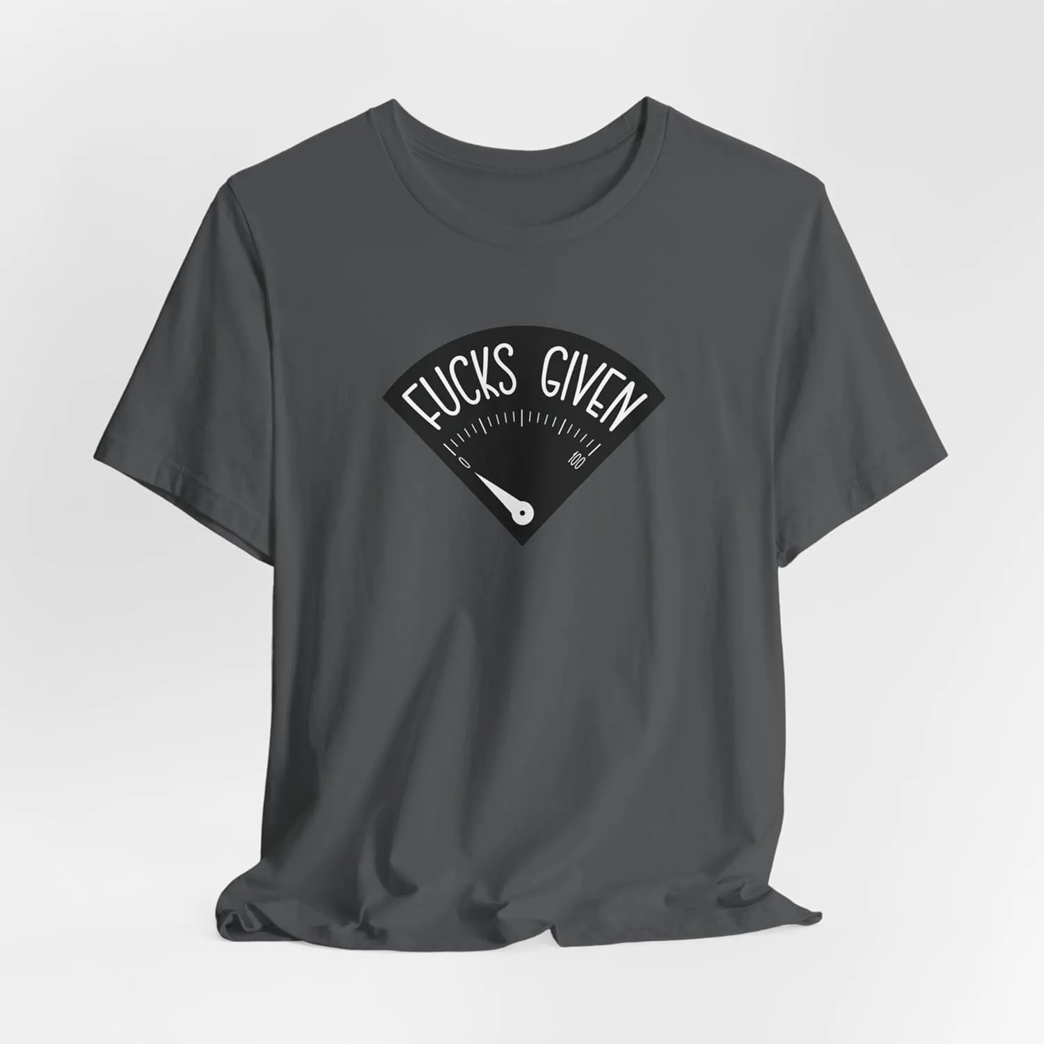 F*CKS Given Gauge Sarcastic Graphic T-Shirt  Humor for Adults