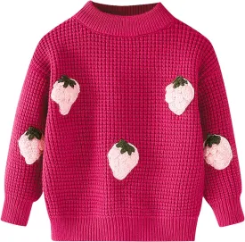 Mumetaz Toddler Baby Girl Sweaters Long Sleeve Crewneck Warm Pullover Knit Sweater Fall Winter Baby Girl Clothes