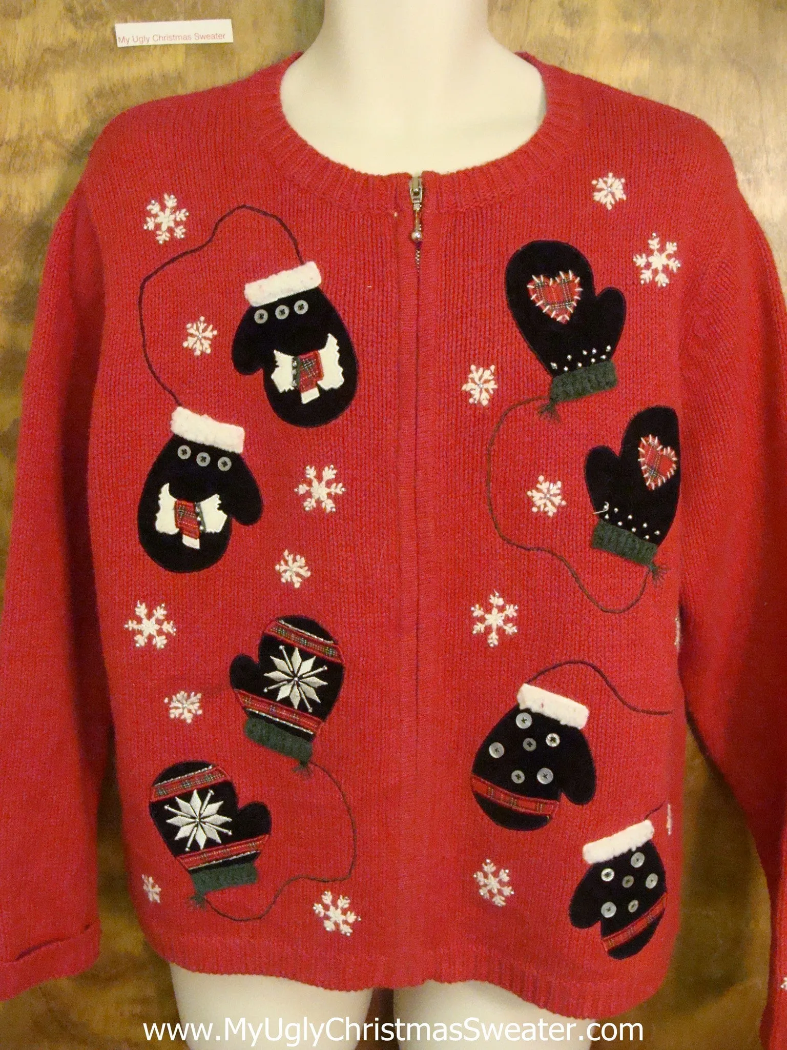 Runaway Mittens Horrible Christmas Sweater