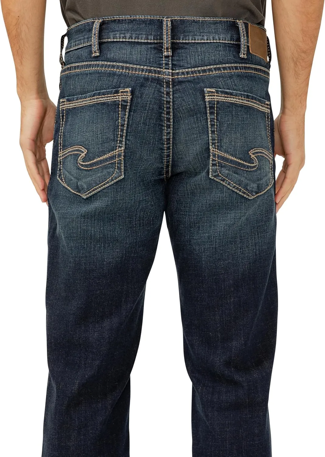 Silver Jeans Co. Men's Zac Relaxed Fit Straight Leg Jeans