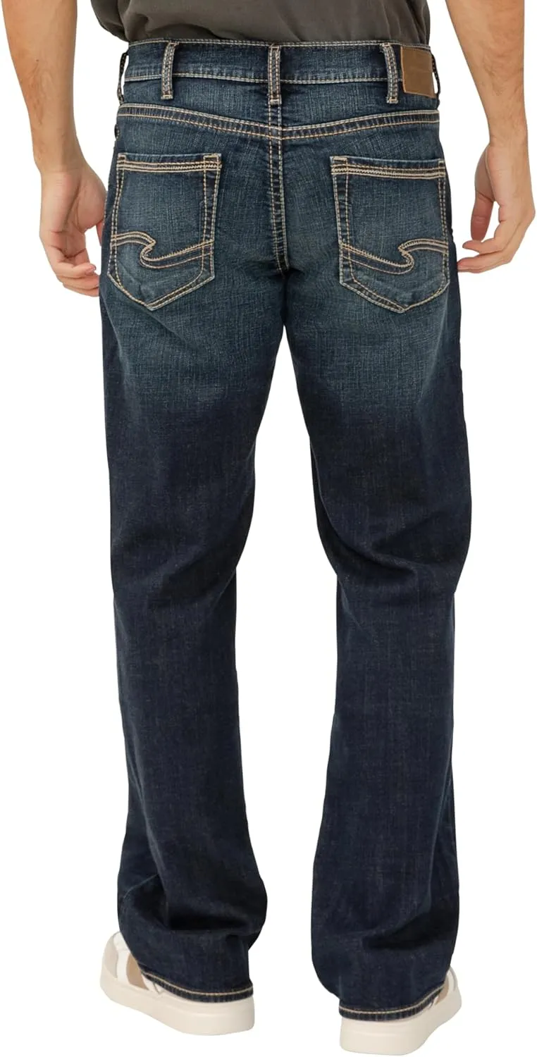 Silver Jeans Co. Men's Zac Relaxed Fit Straight Leg Jeans