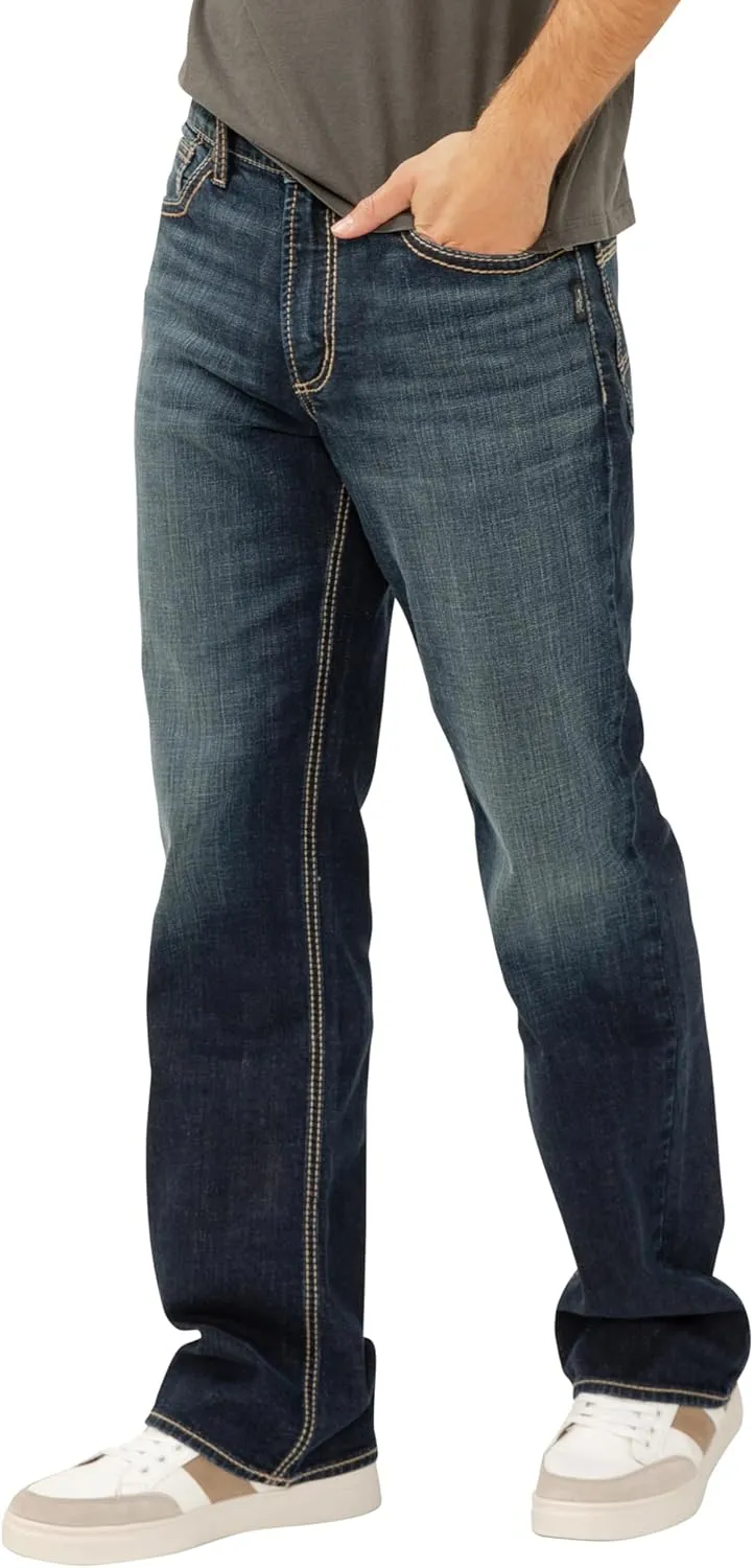 Silver Jeans Co. Men's Zac Relaxed Fit Straight Leg Jeans