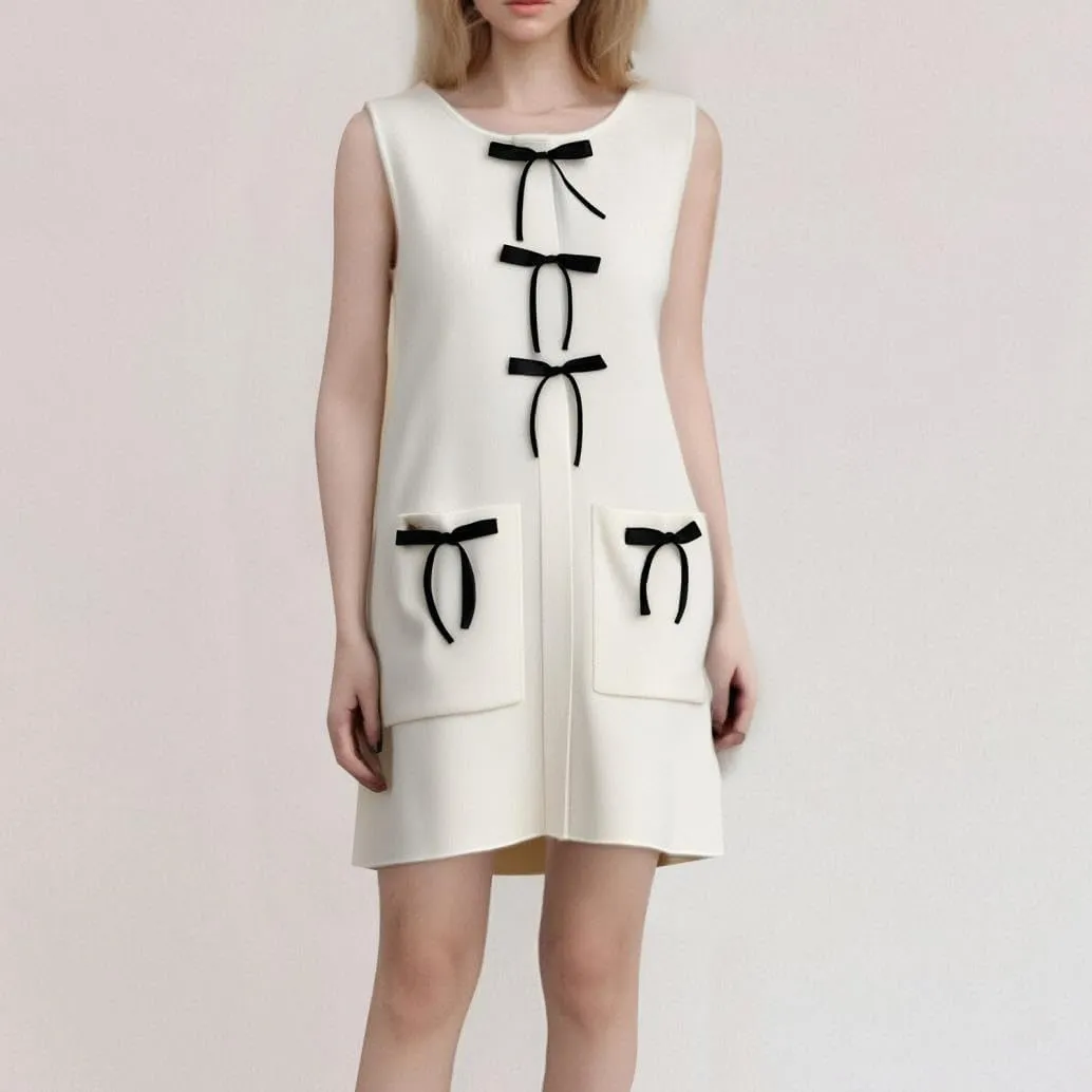 Womens Petite Tank Dress Sleeveless Soft Stretch Knit Casual Elegant Cute Mini Dress with Pocket for Wedding Guest